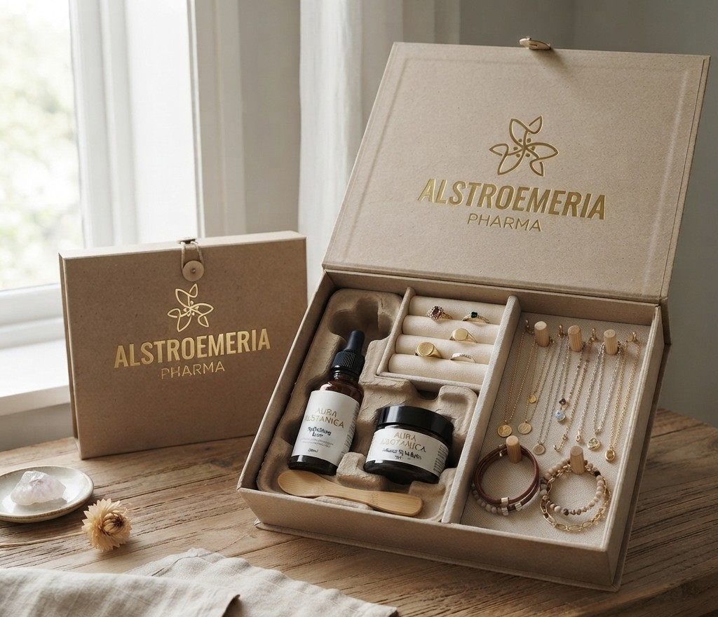The Atelier Box — Natural kraft · gold foil