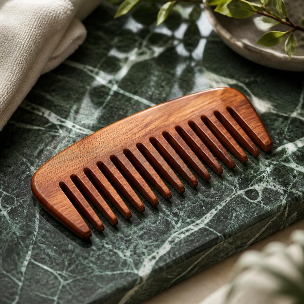 Sandalwood Wide Comb