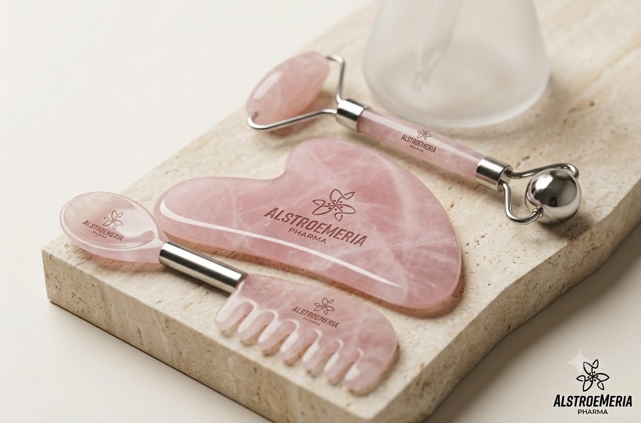 Rosa Gua Sha Stone